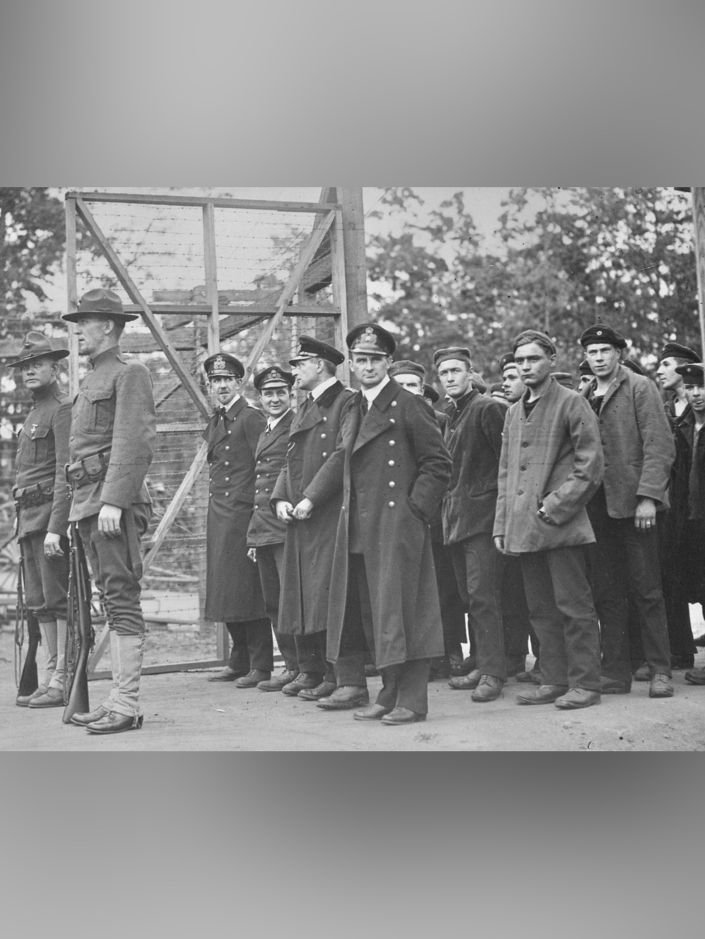 1918 Captured German Submarine U.58 to Camp Fort McPherson, Georgia 8x10 Photo